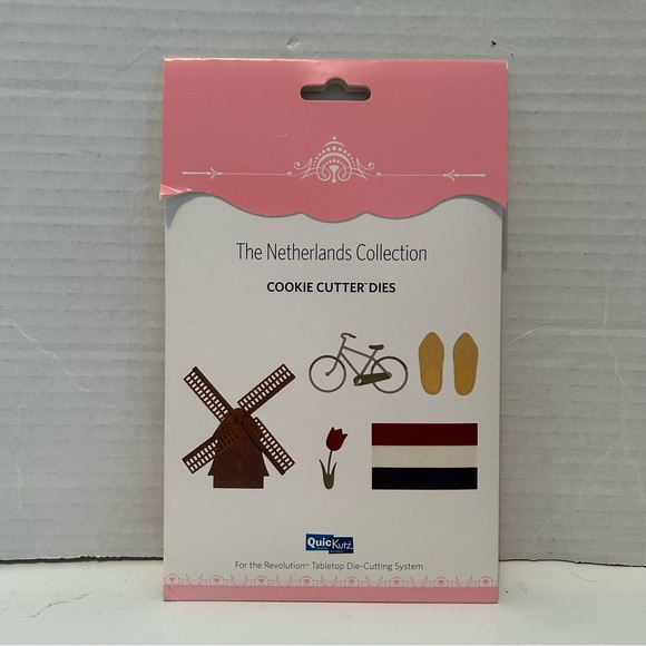 Quickutz 5-pc cookie cutter dies - NETHERLAND Collection - Picture 1 of 3